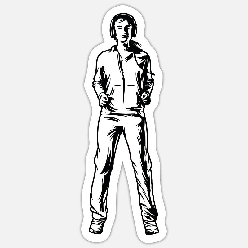 Sticker taille S (10 x 10 cm) - 