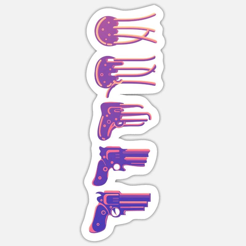 Sticker taille S (10 x 10 cm) - 