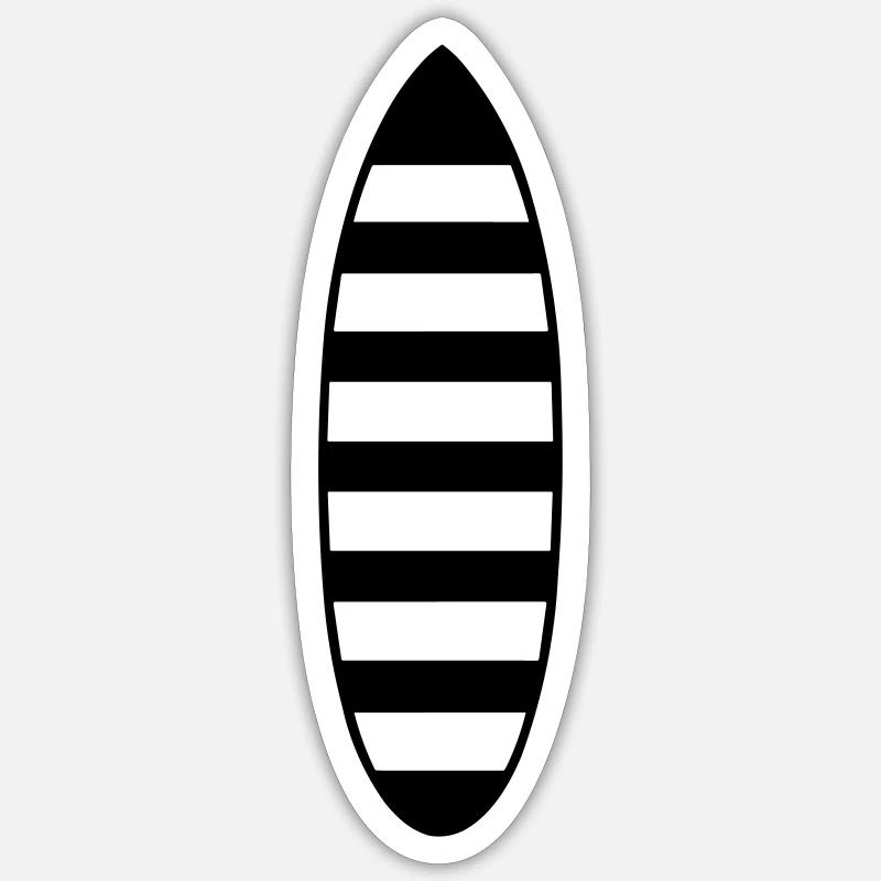 Surfboard Sticker size S (10 x 10 cm)