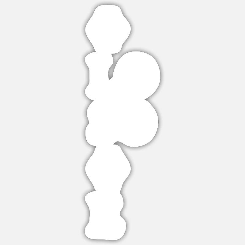 Philosophie - Sticker taille S (10 x 10 cm) - blanc mat