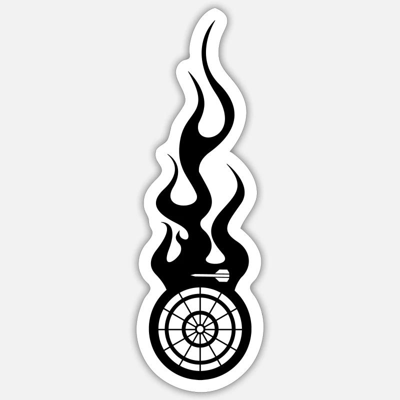 Darts Sticker Größe S (10 x 10 cm)