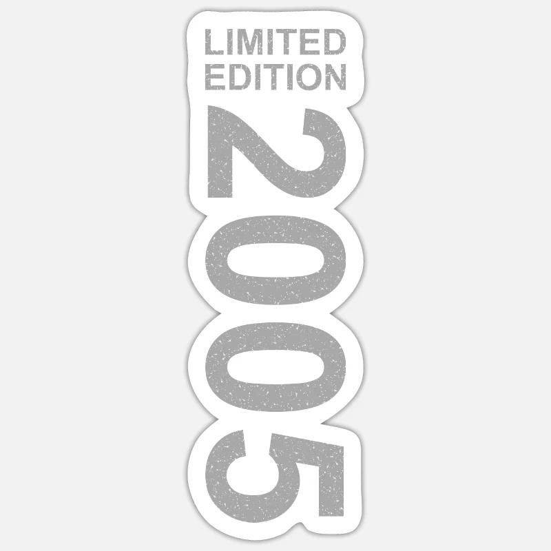 Édition limitée 2005 - Sticker taille S (10 x 10 cm) - blanc mat