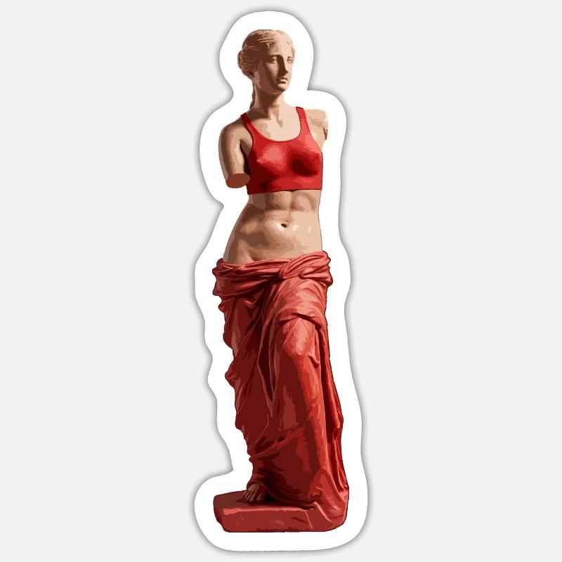 Venus de Milo dressed Sticker size S (10 x 10 cm)