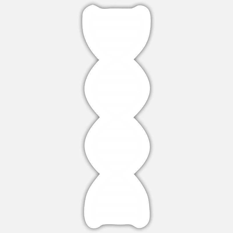 DNA Double Strand Sticker size S (10 x 10 cm)