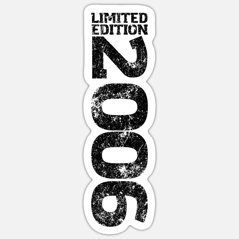 Limited Edition 2006 16. Geburtstag Geschenk - Sticker Größe S (10 x 10 cm) - Mattweiß