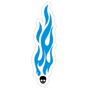 flammen - Sticker size S (10 x 10 cm) - white matte - Front