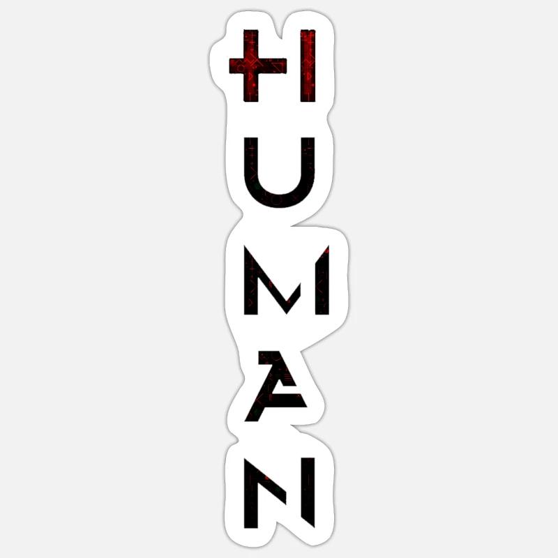 Humane Sticker size S (10 x 10 cm)