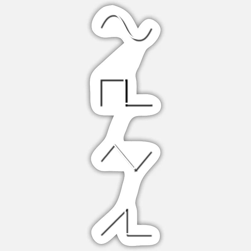 Waveforms Sticker Größe S (10 x 10 cm)