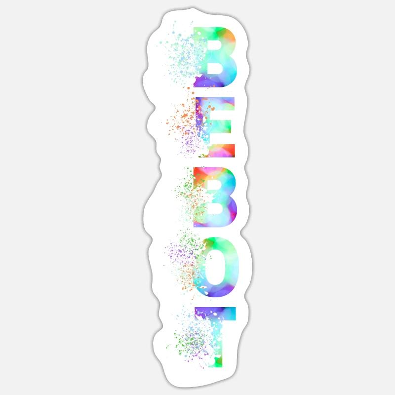 Offre avec effet - Sticker taille S (10 x 10 cm) - blanc mat