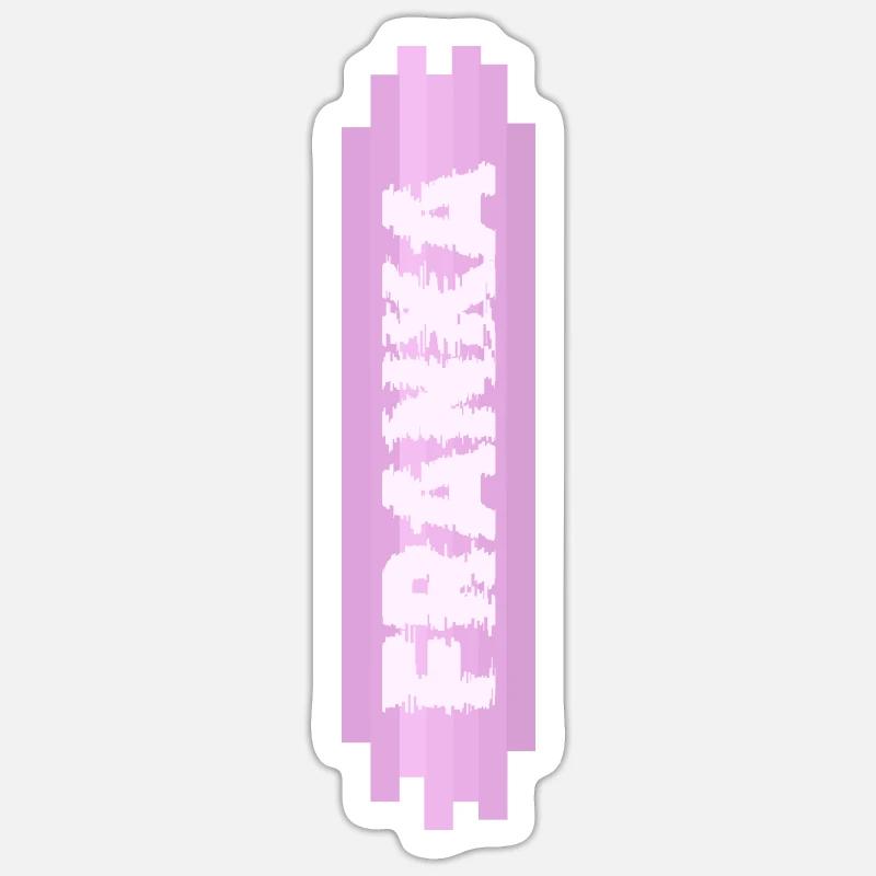 Mädchenname Franka - Sticker Größe S (10 x 10 cm) - Mattweiß