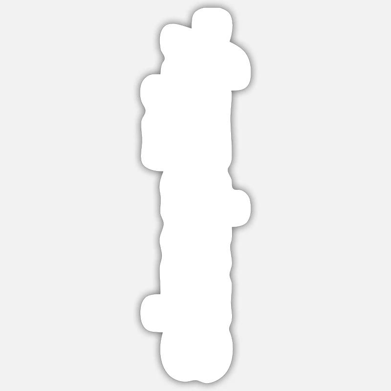 simplify - Sticker size S (10 x 10 cm) - white matte
