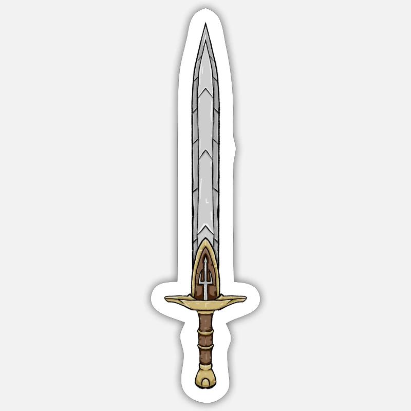 Gladiator Sword Sticker size S (10 x 10 cm)