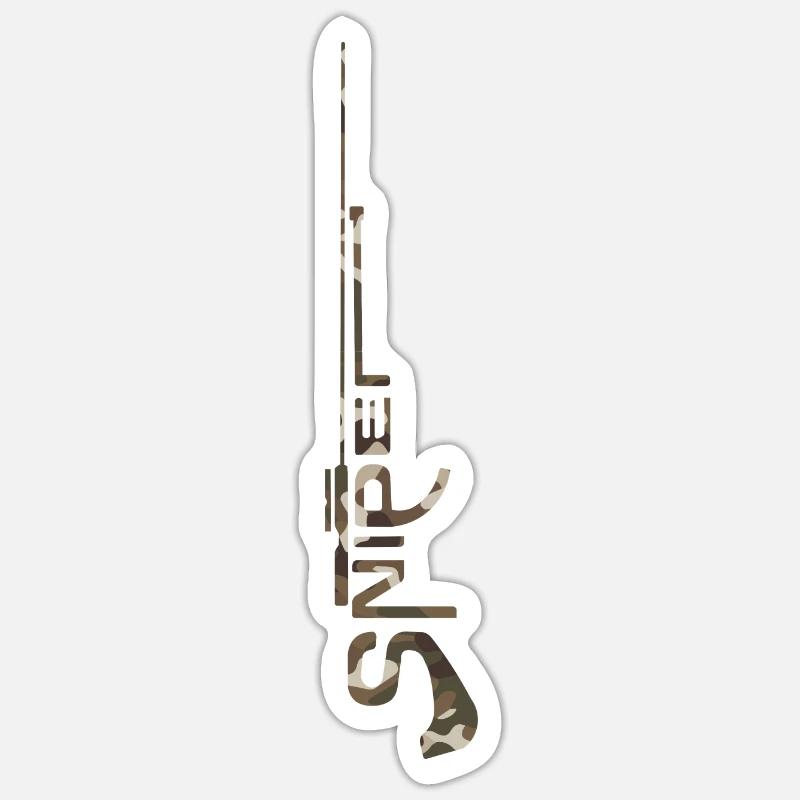 Sniper Sticker size S (10 x 10 cm)