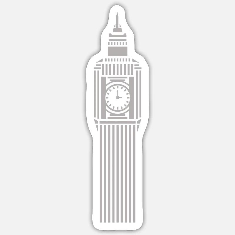 big ben tower Sticker size S (10 x 10 cm)