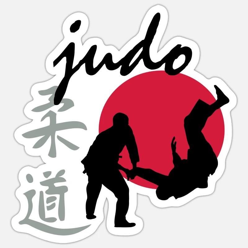 judo Sticker taille S (10 x 10 cm)