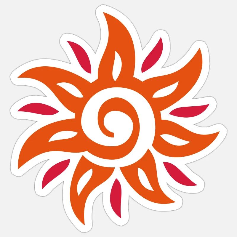 Sunshine - Sticker size S (10 x 10 cm) - white matte