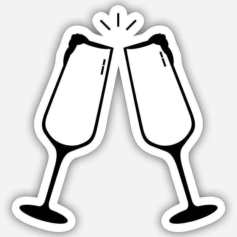 Sticker Größe S (10 x 10 cm) - 