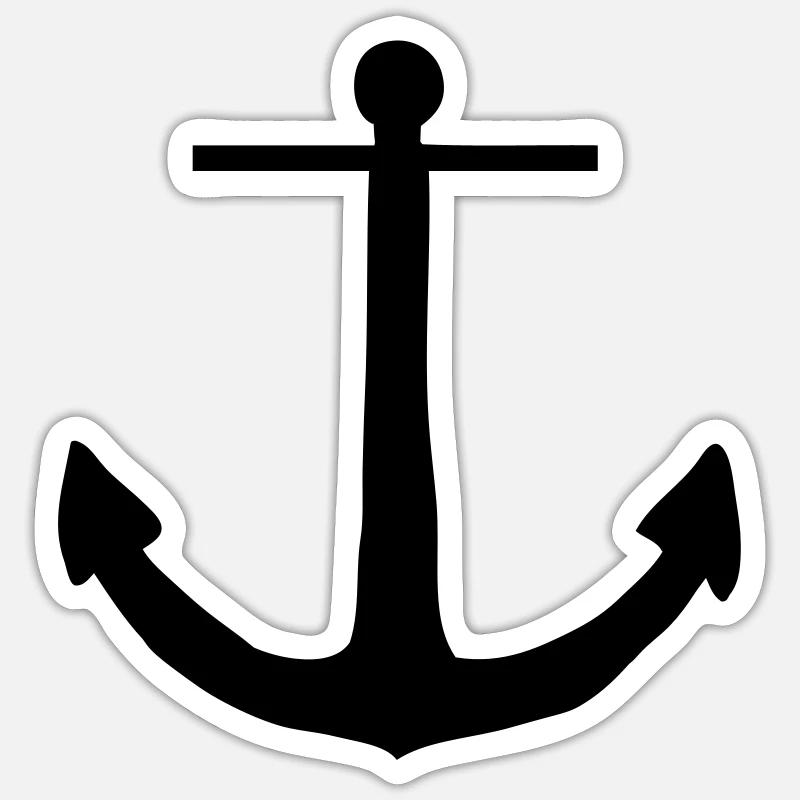 anchor Sticker size S (10 x 10 cm)