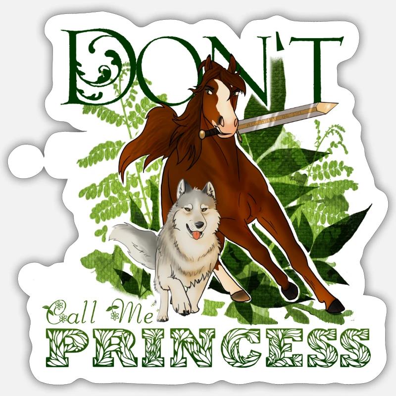 Farah - Sticker Größe S (10 x 10 cm) - Mattweiß