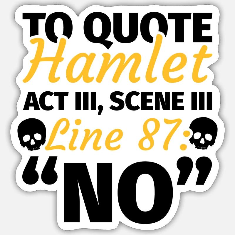 Lustiger Spruch Pessimist Sticker Größe S (10 x 10 cm)