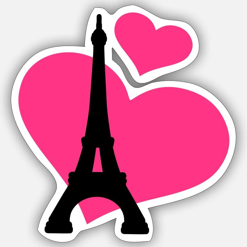 Eiffel Tower Paris Sticker size S (10 x 10 cm)