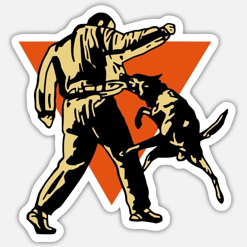 ring malinois Sticker taille S (10 x 10 cm)