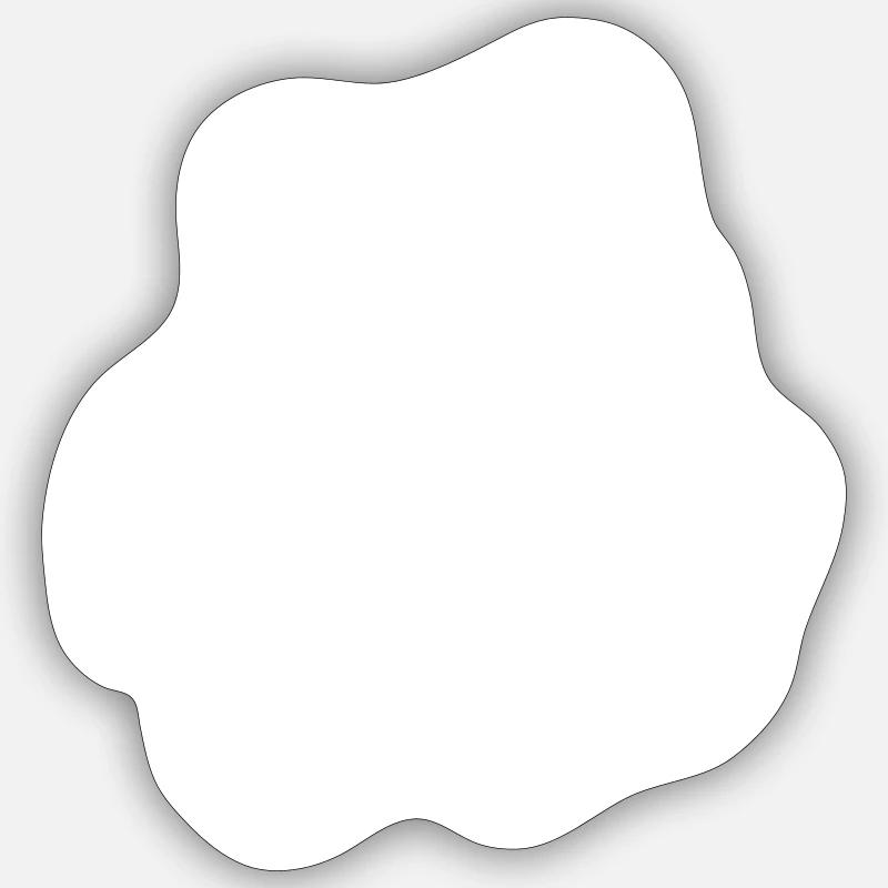 Amoeba Unicellular Bacterium Chemistry Physics Student Sticker size S (10 x 10 cm)