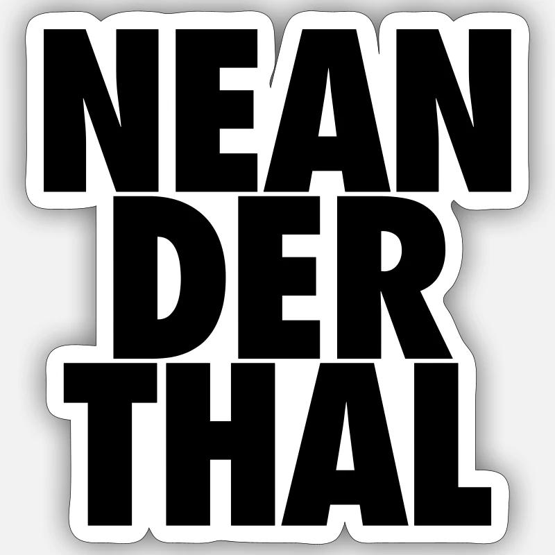 Neanderthal Sticker size S (10 x 10 cm)