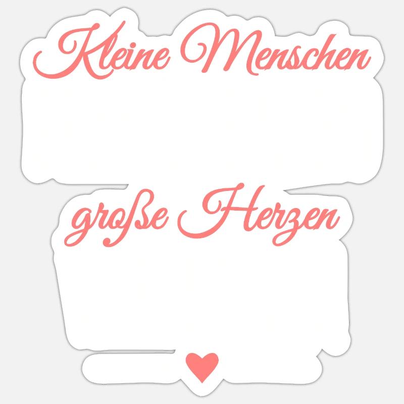 Geschenkidee für liebevolle Erzieherin oder Mama - Sticker Größe S (10 x 10 cm) - Mattweiß