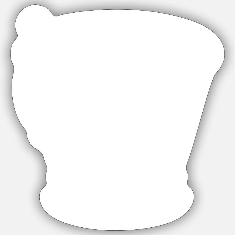 Gefüllter Eimer Sticker Größe S (10 x 10 cm)