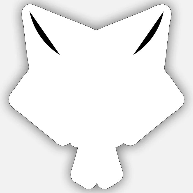 Loup-Garou - Sticker size S (10 x 10 cm) - white matte