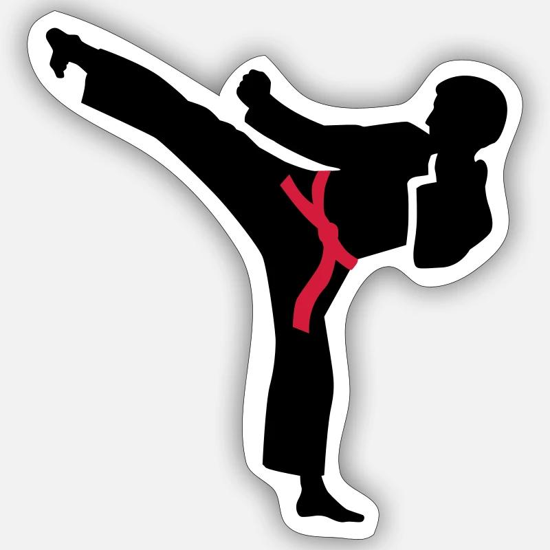 Karate Sticker Größe S (10 x 10 cm)