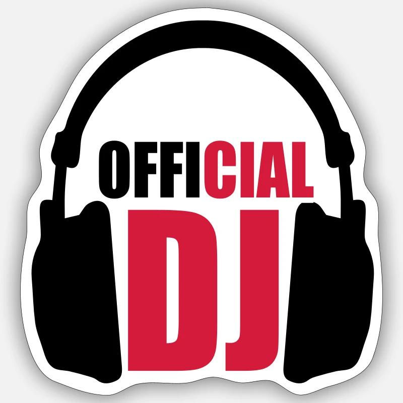 Official DJ Sticker size S (10 x 10 cm)