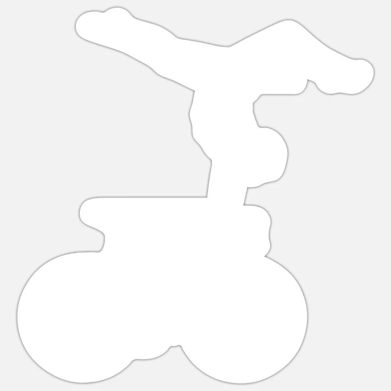 Ruota artificiale Sticker formato S (10 x 10 cm)