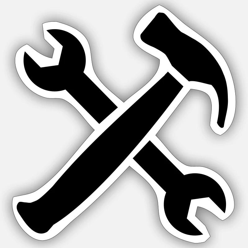 Tools Sticker size S (10 x 10 cm)