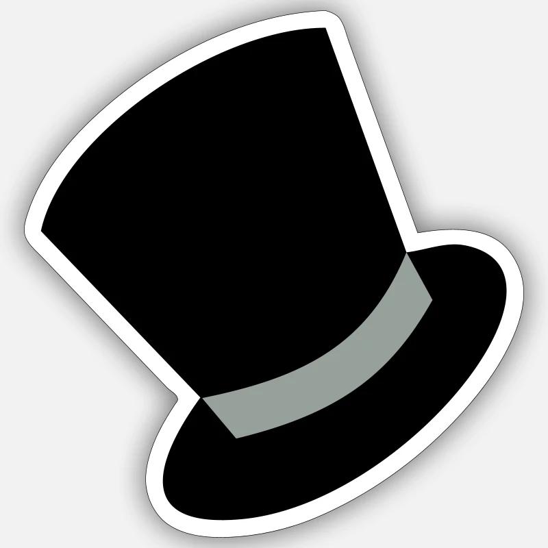 zylinder - Sticker Größe S (10 x 10 cm) - Mattweiß