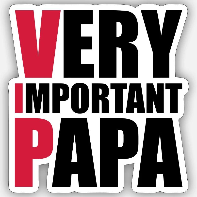Very Important Papa Sticker Größe S (10 x 10 cm)