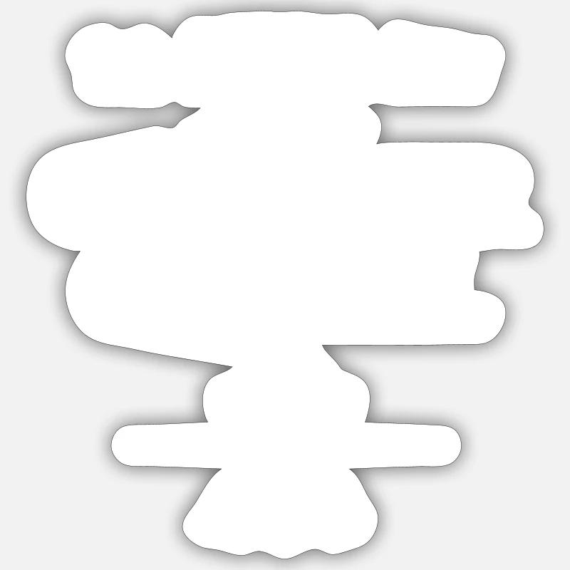 So sieht ein cooler Onkel aus Sticker Größe S (10 x 10 cm)