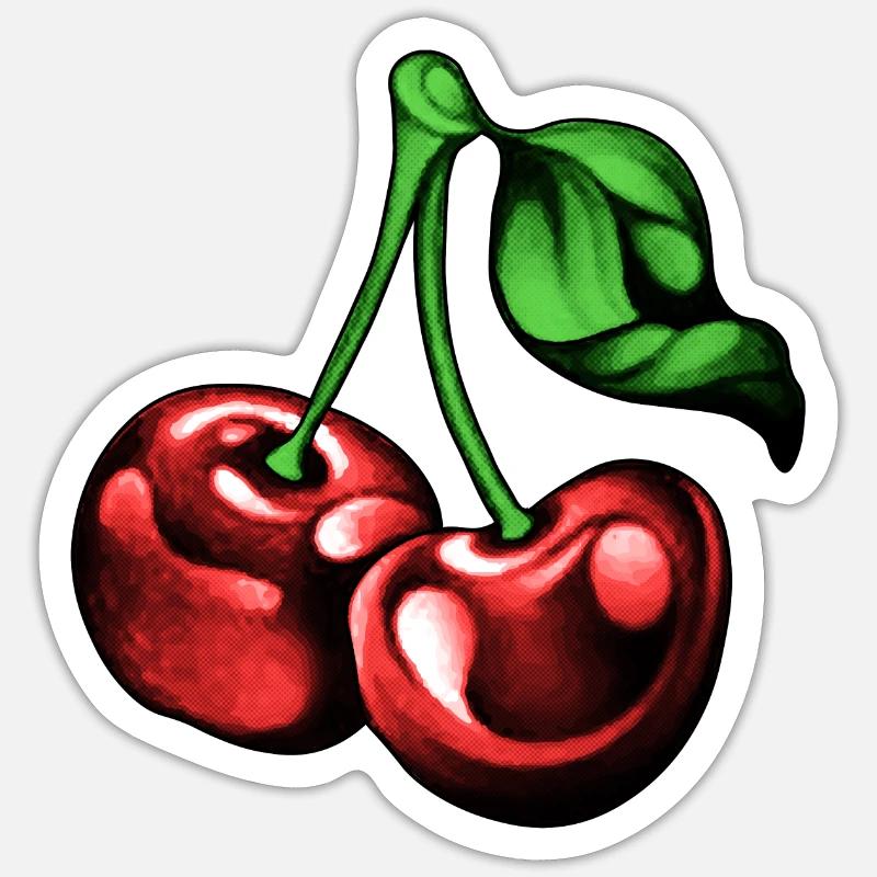 Cherries Cherry Fruit Fruit Summer Sticker size S (10 x 10 cm)
