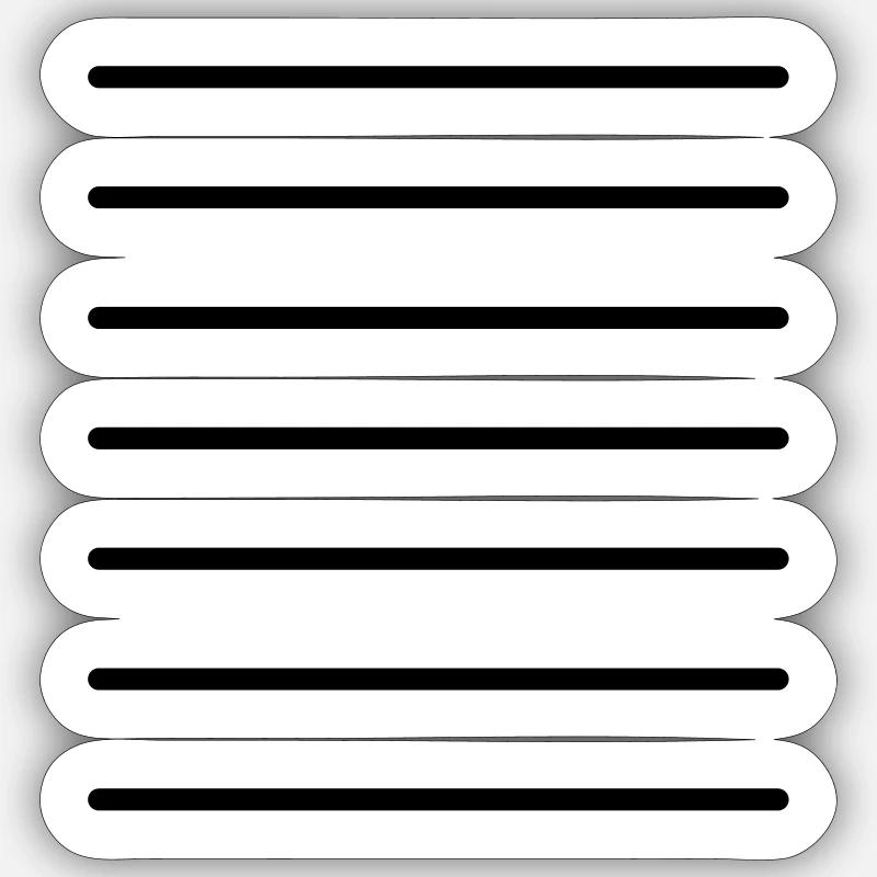 Grid lines template Sticker size S (10 x 10 cm)