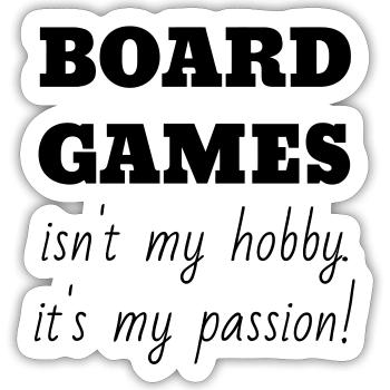 Brettspiel / Spieler / Spiel / Puzzle - Sticker Größe S (10 x 10 cm) - Mattweiß - Vorne