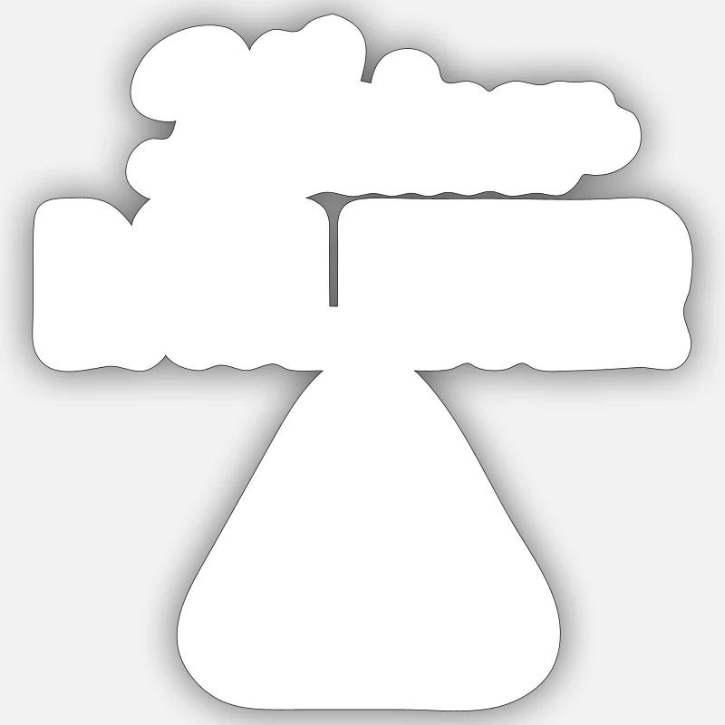 Kleiner Bauleiter - Sticker Größe S (10 x 10 cm) - Mattweiß
