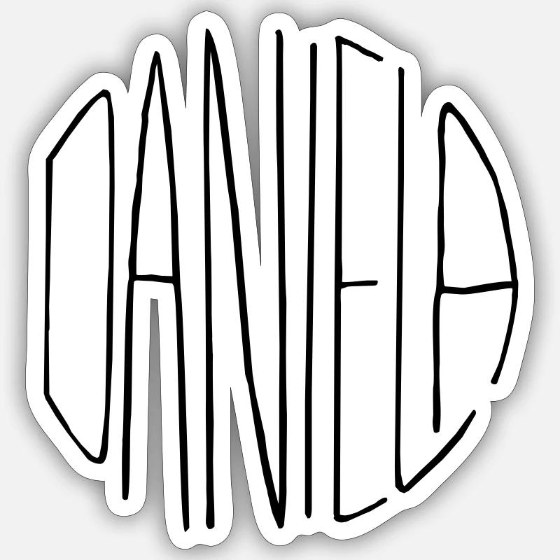 Daniela gift - Sticker size S (10 x 10 cm) - white matte