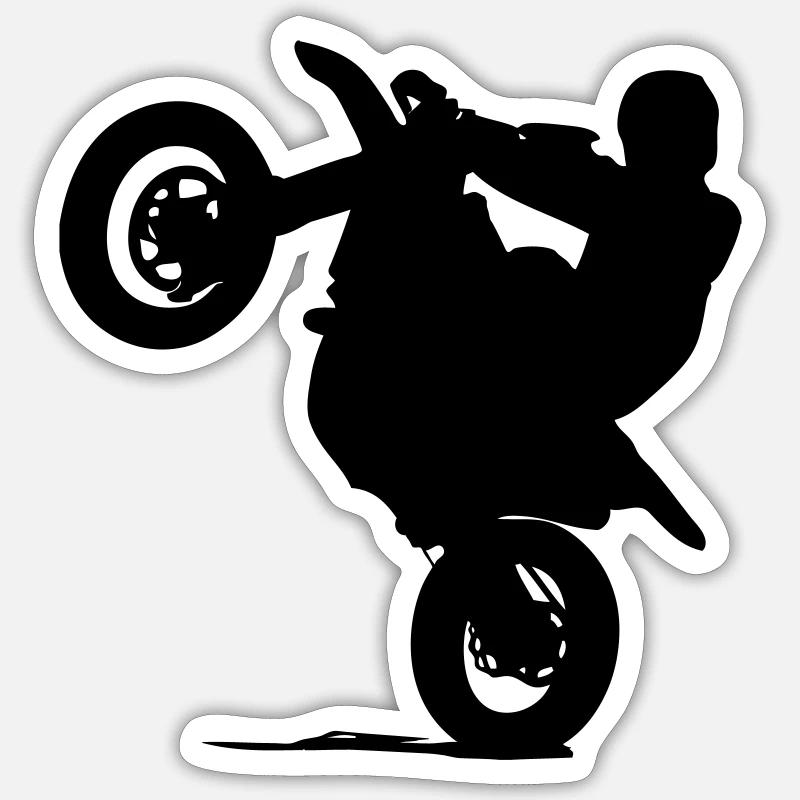 Supermoto Sticker Größe S (10 x 10 cm)