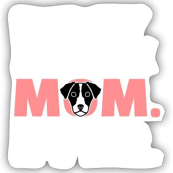 Jack Russell - Sticker Größe S (10 x 10 cm) - Mattweiß - Vorne
