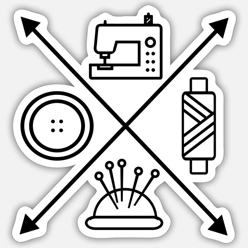 Sticker Größe S (10 x 10 cm) - 