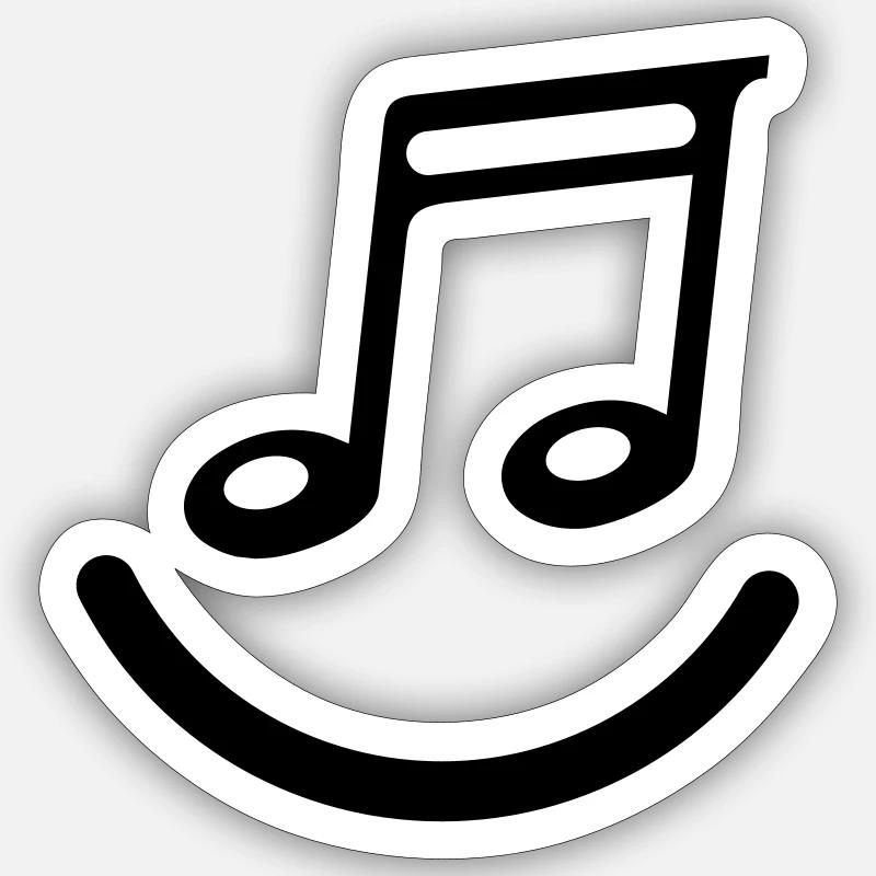 music Sticker size S (10 x 10 cm)