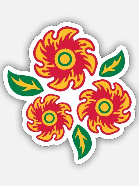 - Sticker size S (10 x 10 cm) - white matte