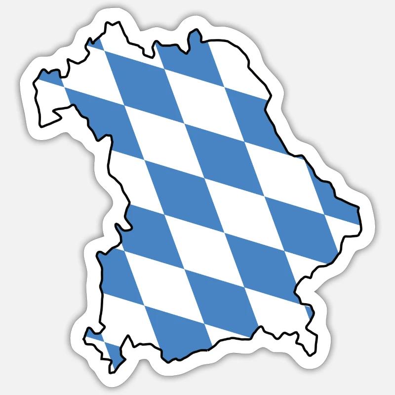 Baviera Sticker formato S (10 x 10 cm)