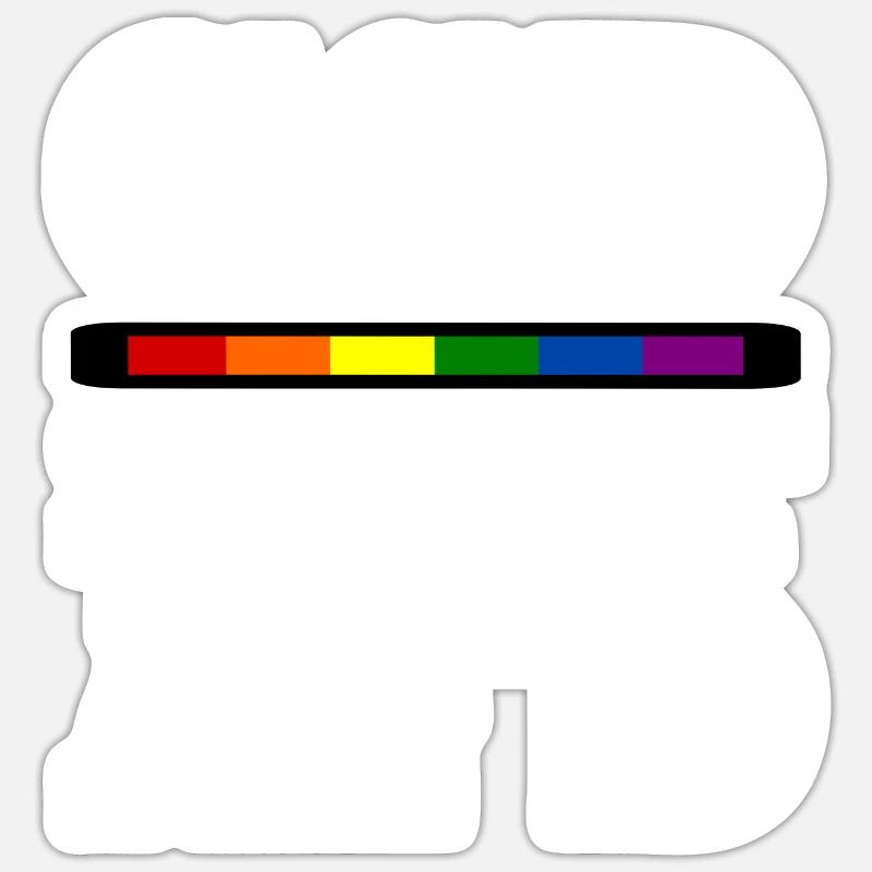 Csd au lieu d’afd - Sticker taille S (10 x 10 cm) - blanc mat